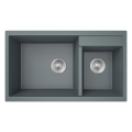 HGY006 silver grey double bowl kitchen sink 