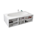 BS5001 white soaking bathtubs best acrylic tubs 