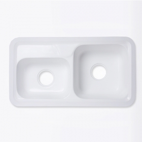 white solid surface wash basin