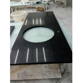 black quartz stone countertops