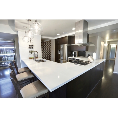 white quartz countertops