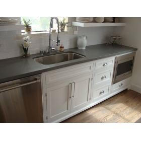 dark grey quartz countertops