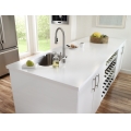 GMA02 100% Pure white acrylic solid surface countertop for kitchen 
