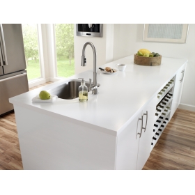 white pure acrylic solid surface