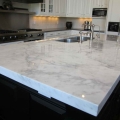 No radiation polished quartz kitchen countertops 