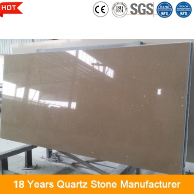 golden brown quartz stone