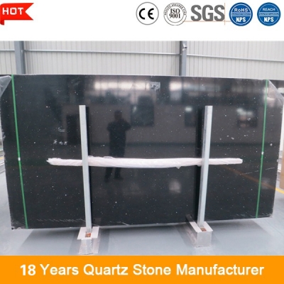 galaxy black quartz stone